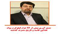 جمع آوری بیش از 92 هزارکیلوگرم مواد غذایی فاسد و تاریخ مصرف گذشته