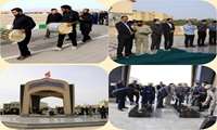 گزارش تصویری از غبارروبی و عطرافشانی گلزار شهدای گمنام دانشگاه علوم پزشکی زاهدان به مناسبت اولین روز از ماه محرم 