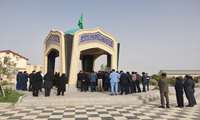 تجدید میثاق اعضای هیئت علمی و کارکنان دانشگاه علوم پزشکی زاهدان با شهدا 