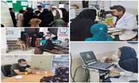 ویزیت رایگان بیش از 400 نفر از مردم تمین توسط متخصصین بیمارستان دارالشفا