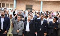 گزارش تصویری تجمع اعضا خانواده بزرگ دانشگاه علوم پزشکی زاهدان در اعتراض به حمله وحشیانه صهیونیست ها به بیمارستان المعمدانی در غزه 