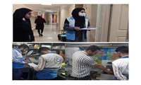 نظارت بر رعایت شیوه نامه های بهداشتی در خوابگاه های دانشجویی