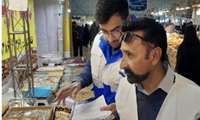 استمرار نظارت واحد بهداشت محیط مرکز بهداشت زاهدان بر نمایشگاه بهاره زاهدان