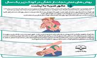 روش های عملی نجات از خفگی در کودک زیر یک سال 