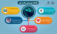5 نکته مهم برای سلامت مغز
