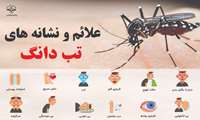  علائم و نشانه های تب دانگ