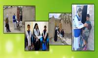 گزارش تصویری از بازدید معاون بهداشتی دانشگاه از روند اجرای مرحله دوم واکسیناسیون در زاهدان 