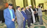 تجلیل از خادمان قرآن ومنتخبین بیست ودومین جشنواره قرآن وعترت دانشگاه 