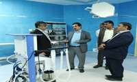 نصب دستگاه اکسیژن ساز و سی تی اسکن در بیمارستان ایرانمهر سراوان