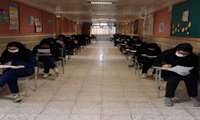 نظارت تیم های بهداشتی بر برگزاری امتحانات نهایی دانش آموزان