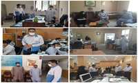 نظارت بر اجرای دستورالعمل های بهداشتی در ادارات و بانک های شهرستان خاش و تفتان