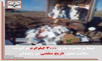 امحاء 3000 کیلوگرم کالای تاریخ منقضی در زاهدان