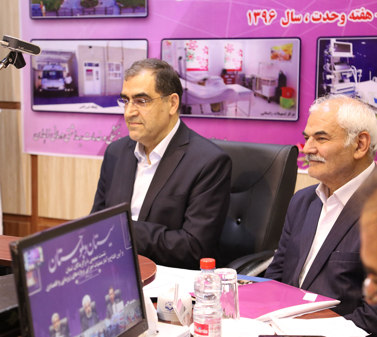 گزارش تصویری از سفر وزیر بهداشت،درمان و آموزش پزشکی به زاهدان 